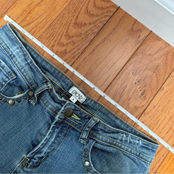 Cache Y2K Embellished Jeans Light Wash Size 4 - Picture 10 of 13